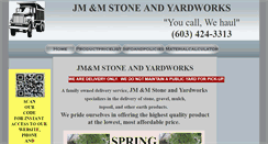 Desktop Screenshot of jmmstoneandyard.com